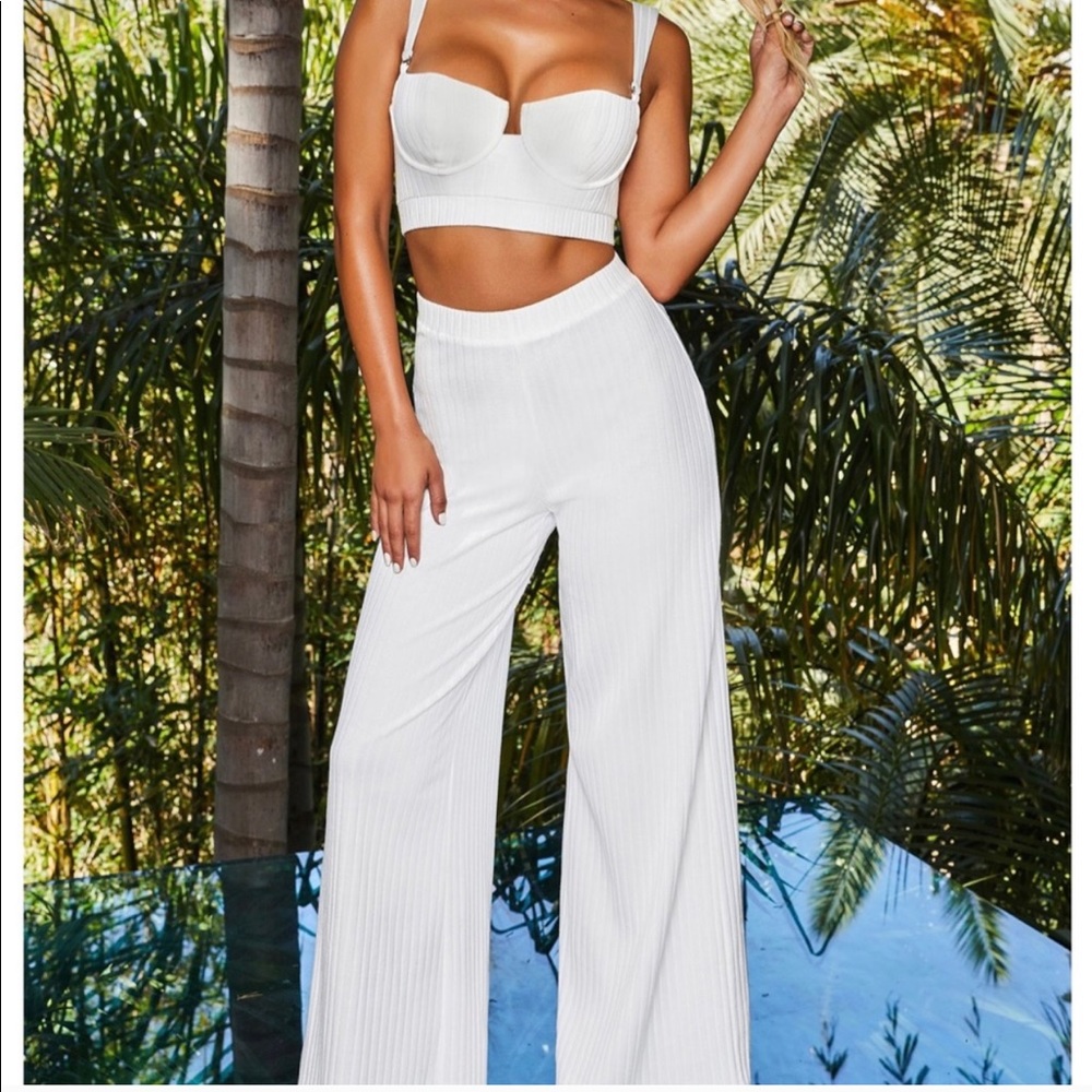 Oh Polly White Matching Pant set